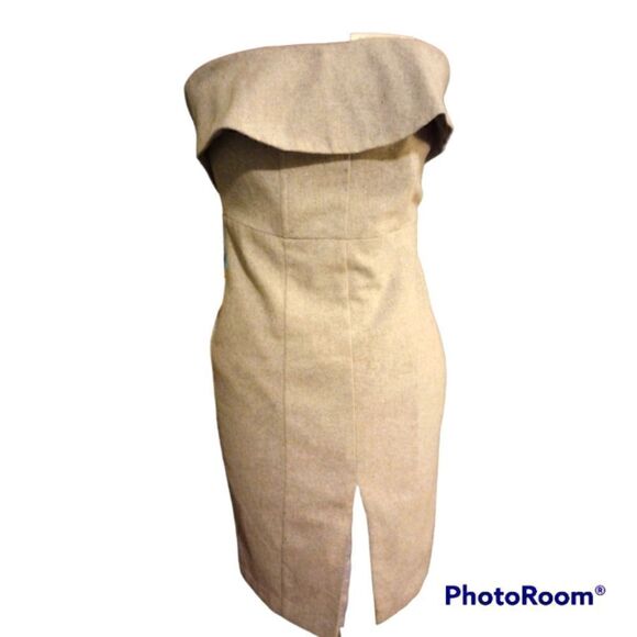 ✨New C.Luce wool strapless bodycon mini - Picture 5 of 12